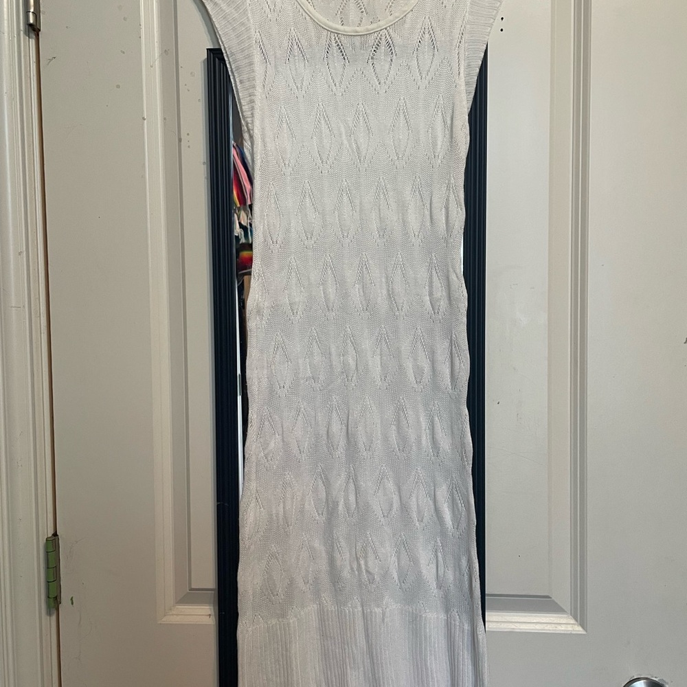 Tricot Joli White Knitted Dress